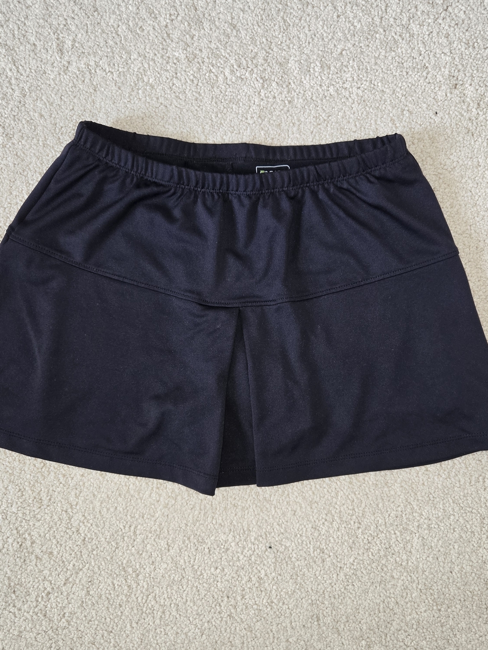 Aspire Sporty Black A-Line Mini Tennis- Running Skort - Athleisure Womens Size S - Picture 2 of 8